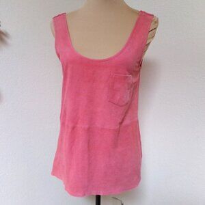 As By DF It Girl Suede Pocket Tank Pink